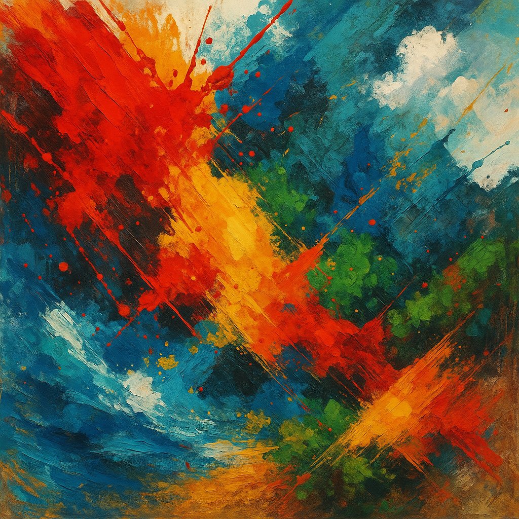 Vibrant Color Splashes