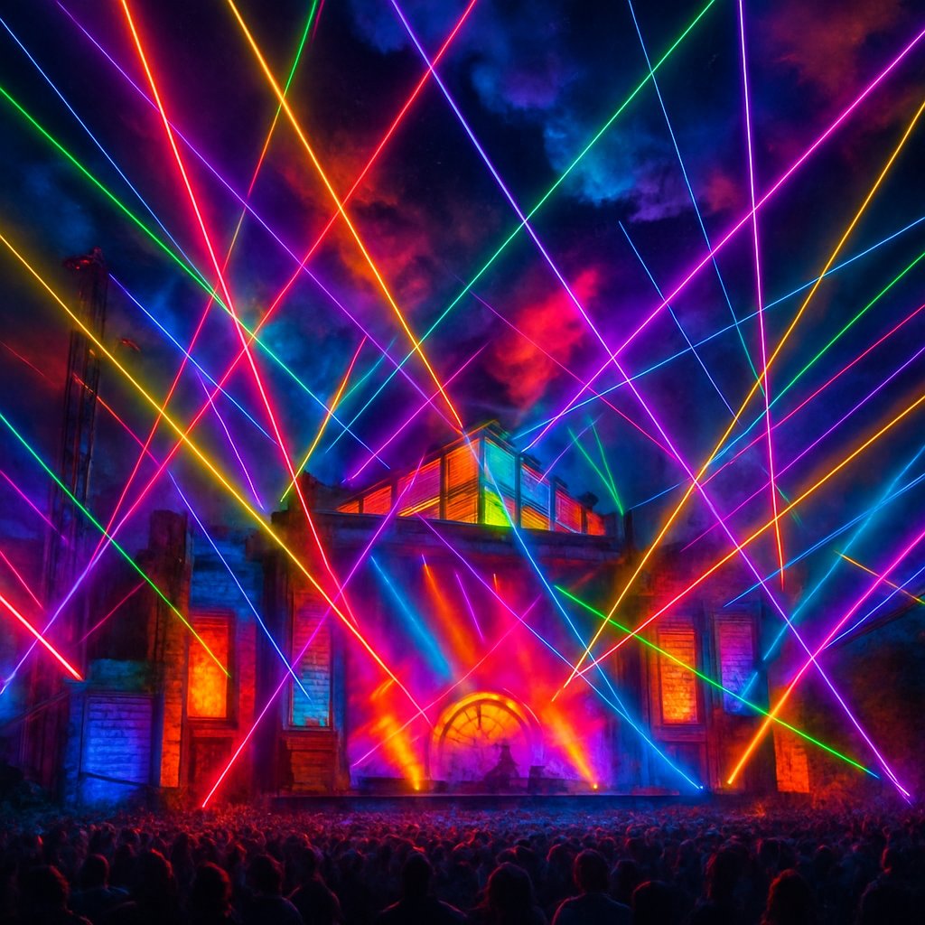 Vibrant Concert Light Show