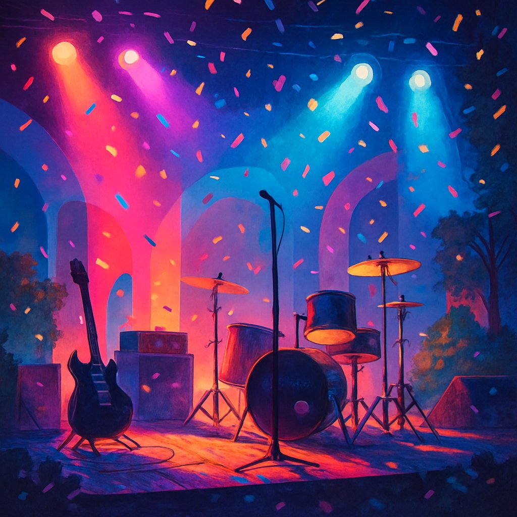 Vibrant Concert Stage Scene