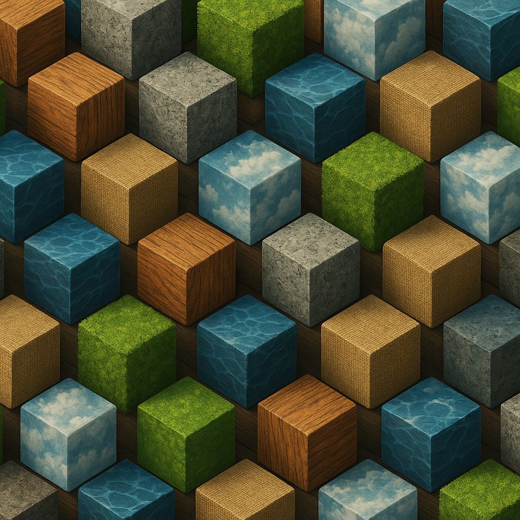 Vibrant Isometric Cube Pattern