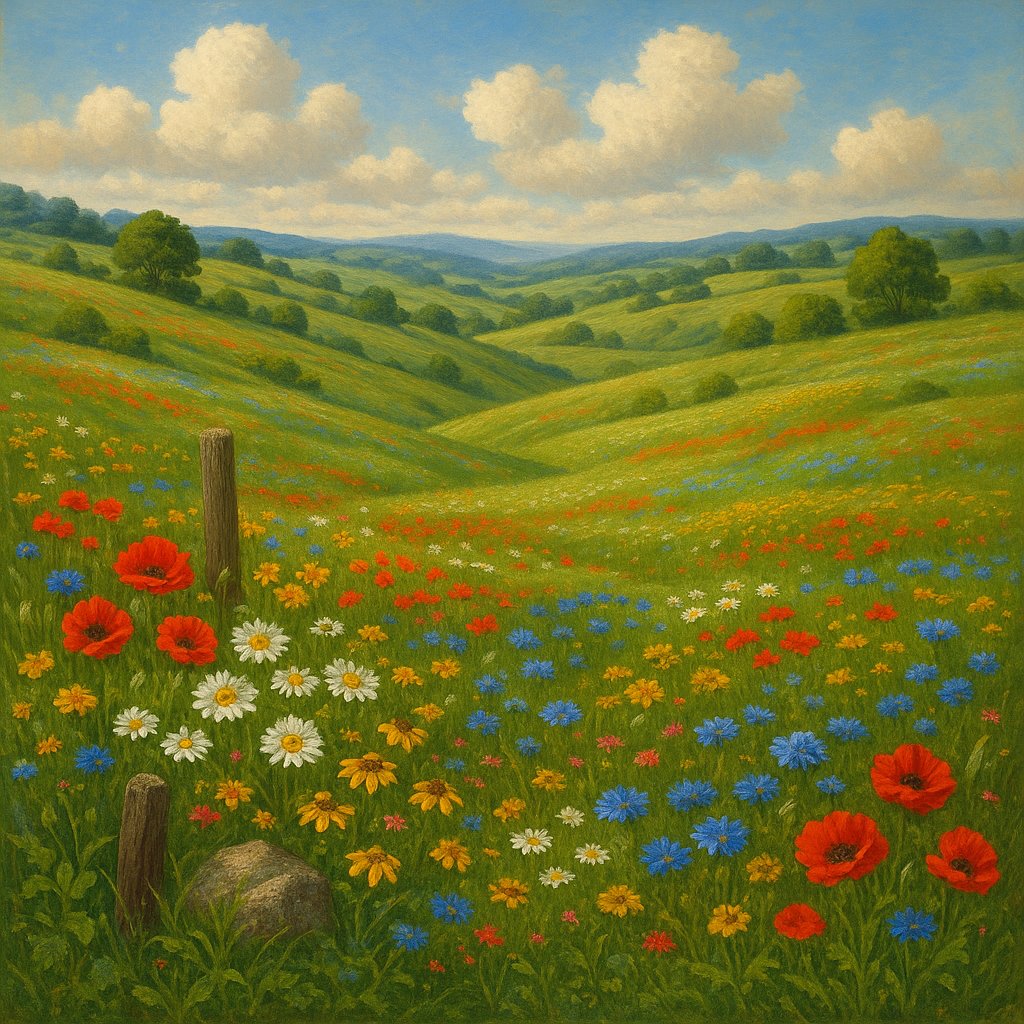Vibrant Meadow Vista