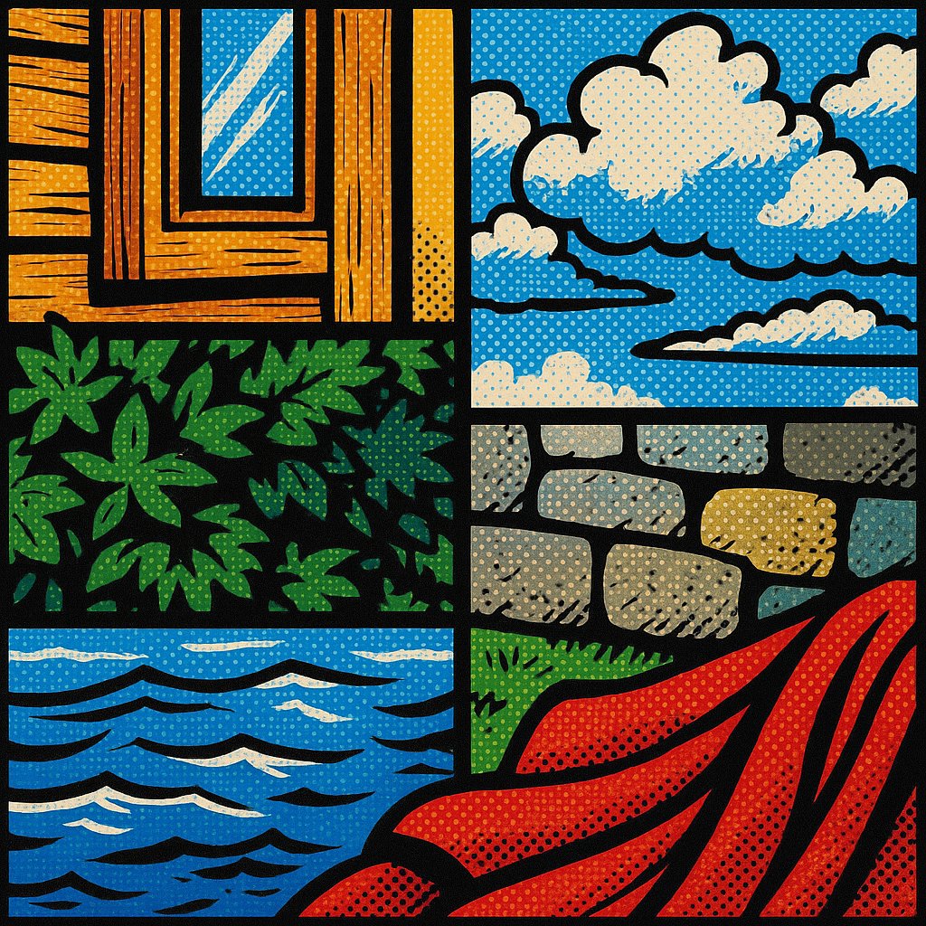 Vibrant Pop Art Comic Panel