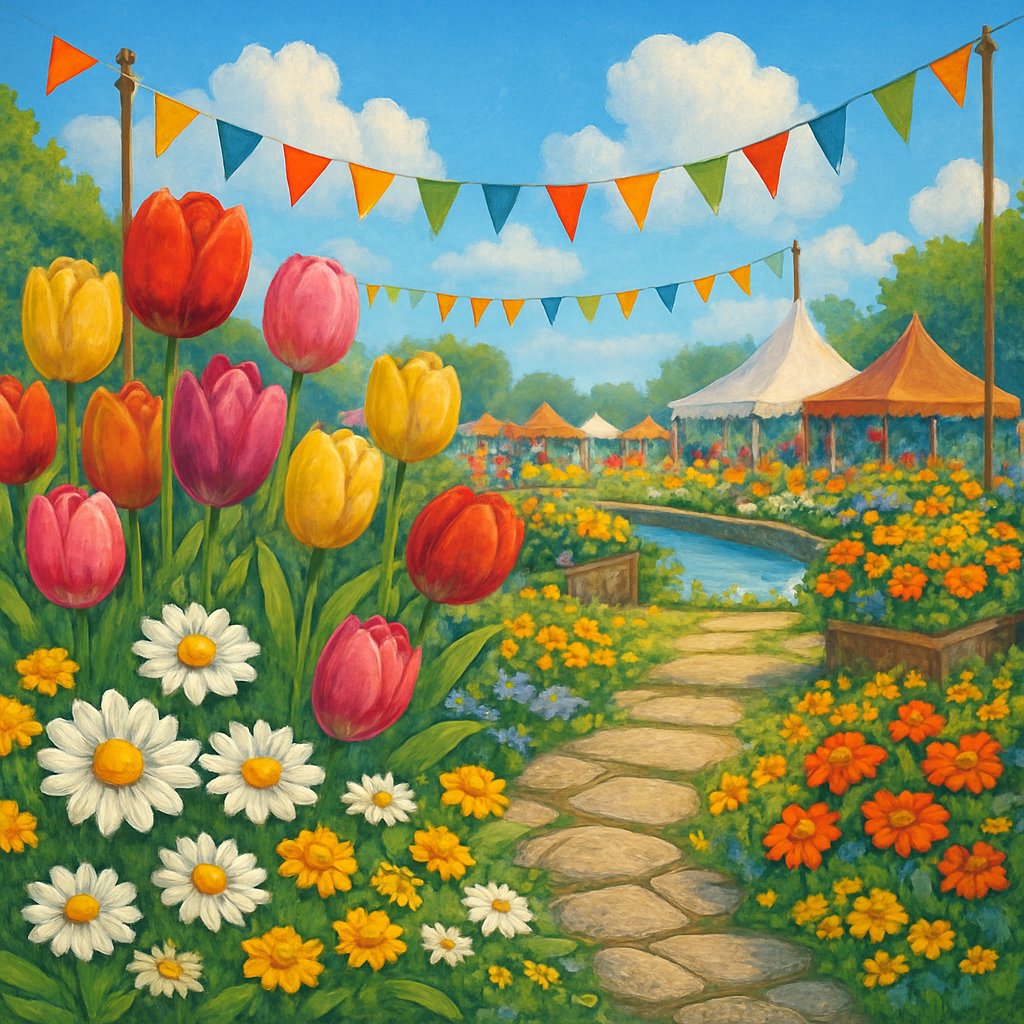 Vibrant Spring Flower Festival