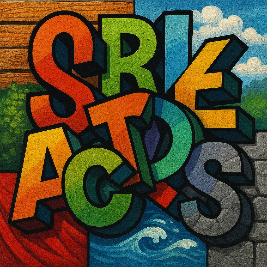 Vibrant Street Art Typography