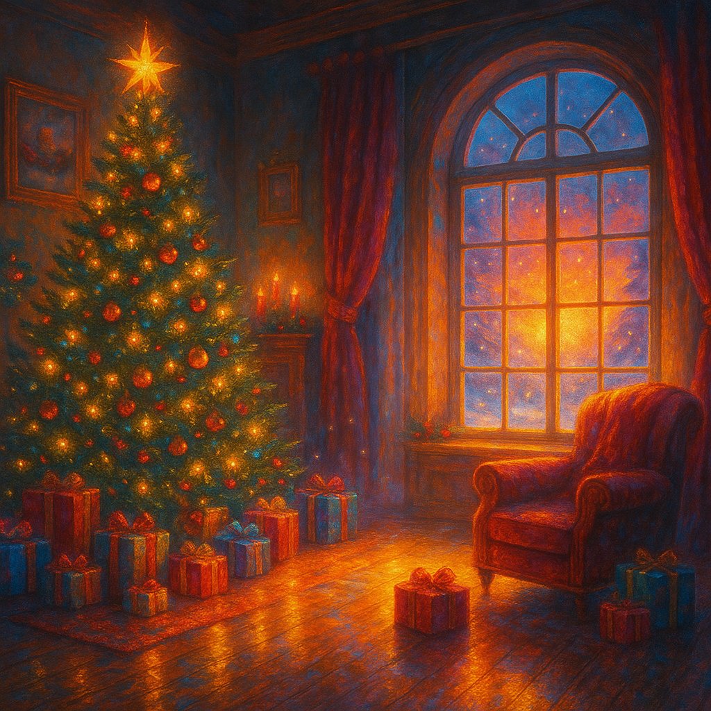 Dreamlike Christmas Morning