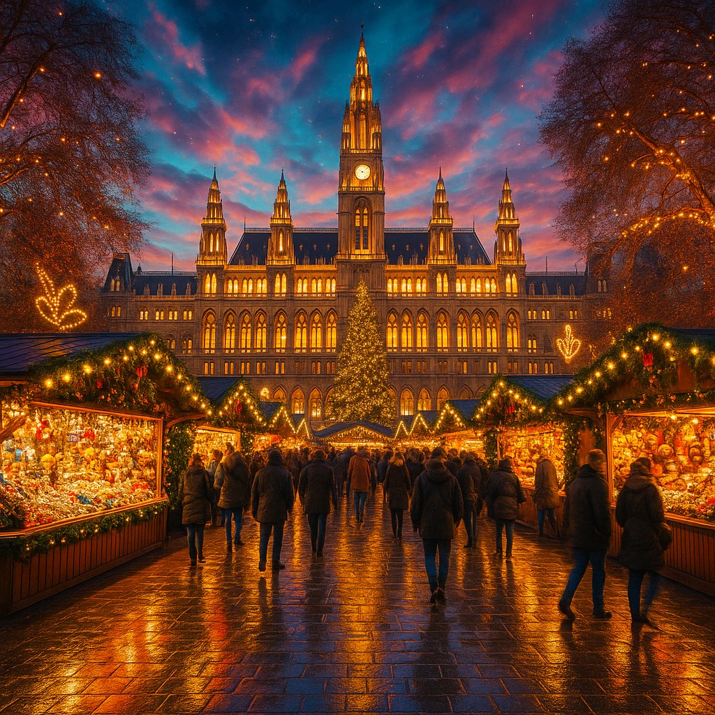 Dreamlike Vienna Christmas Market