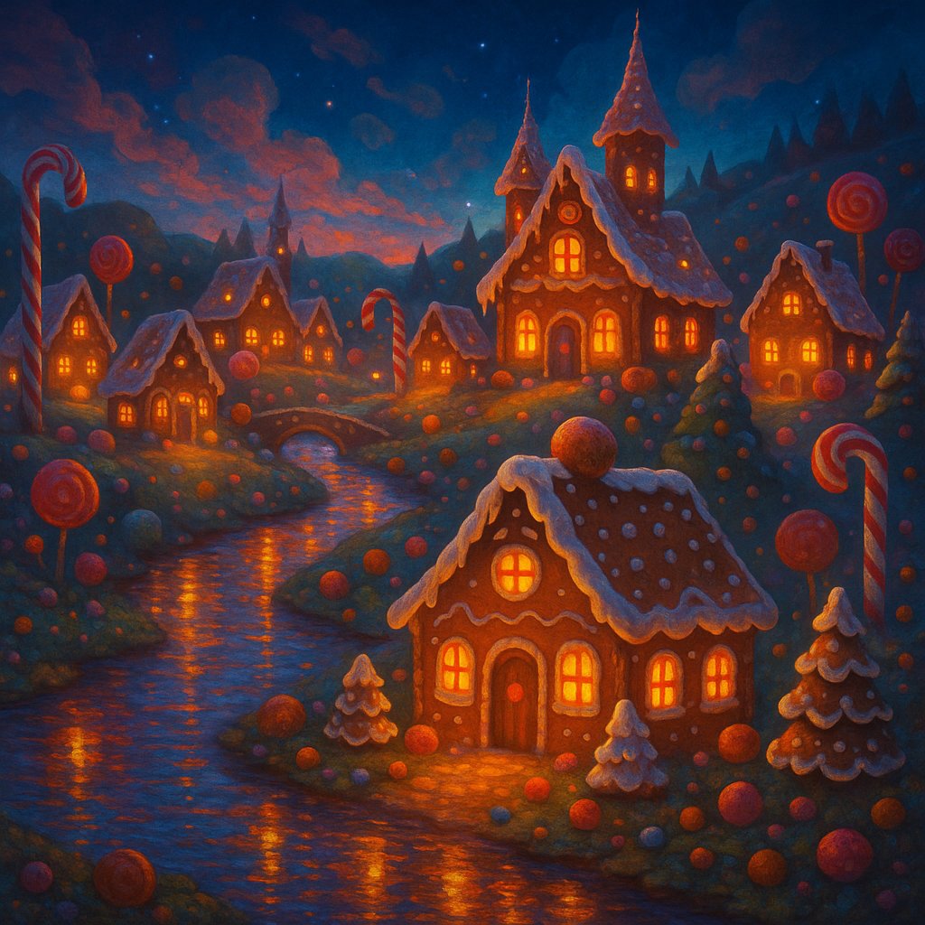 Enchanted Gingerbread Village