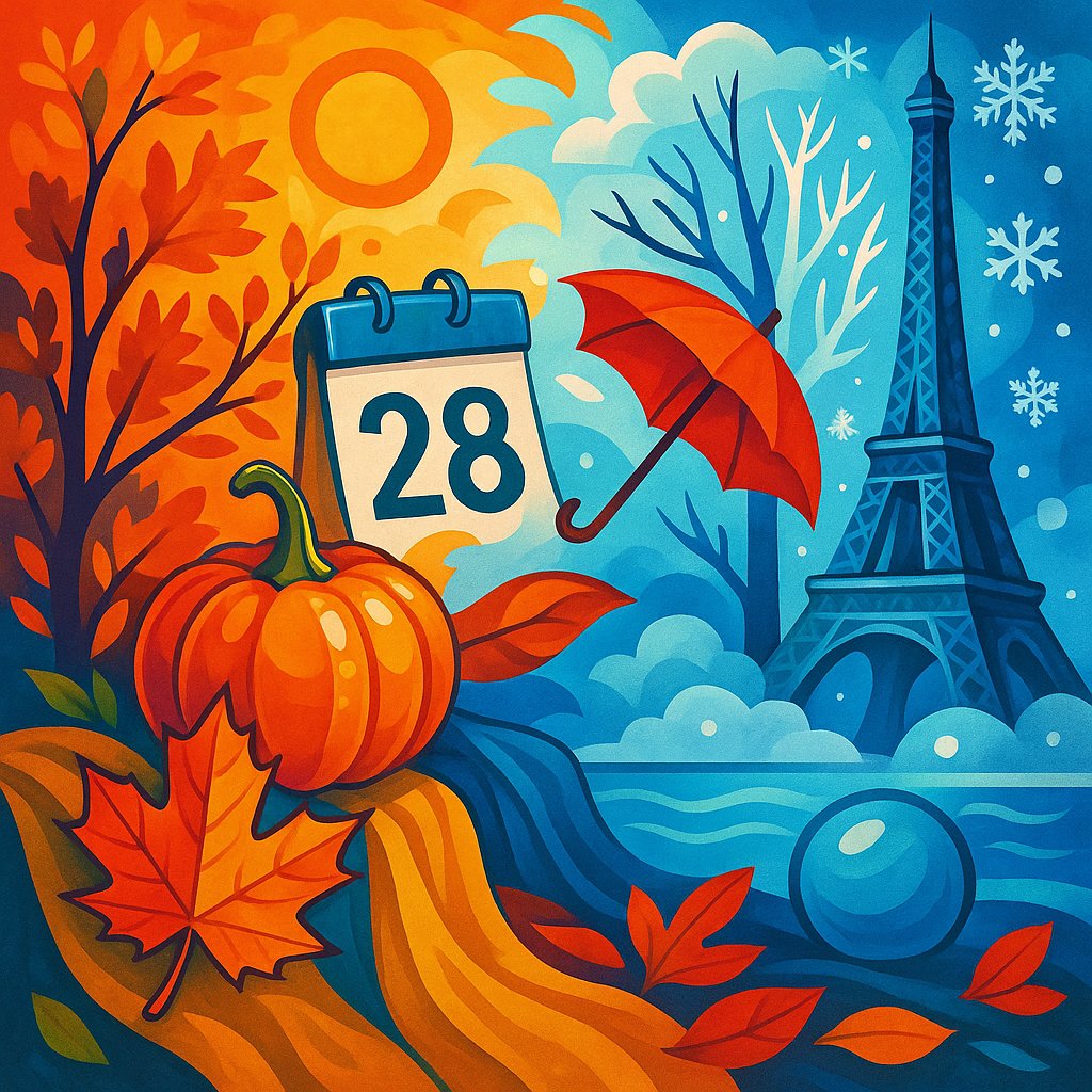 Seasonal Transition on October 28th