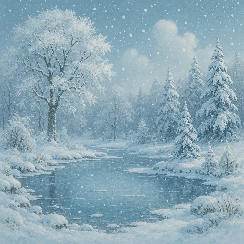 Serene Winter Wonderland