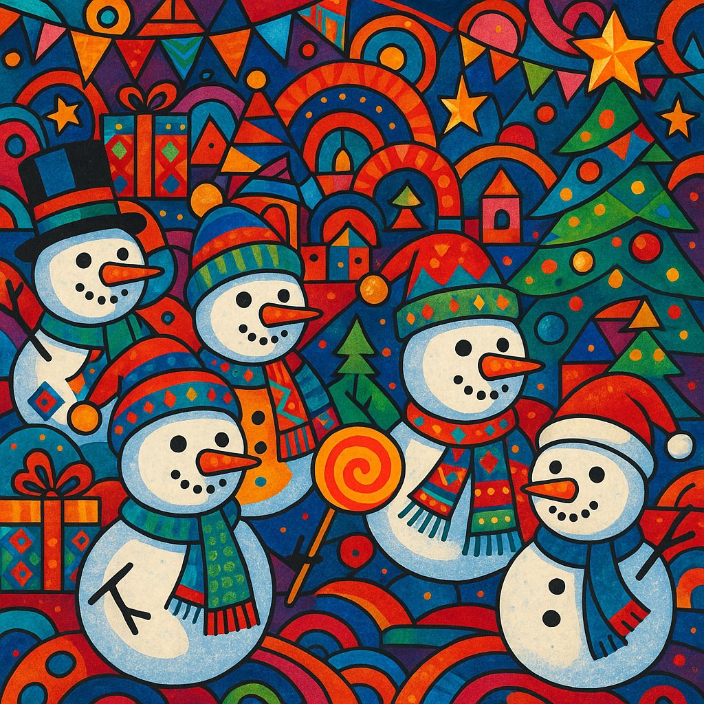 Snowmen Parade: A Pop-Surrealism Celebration
