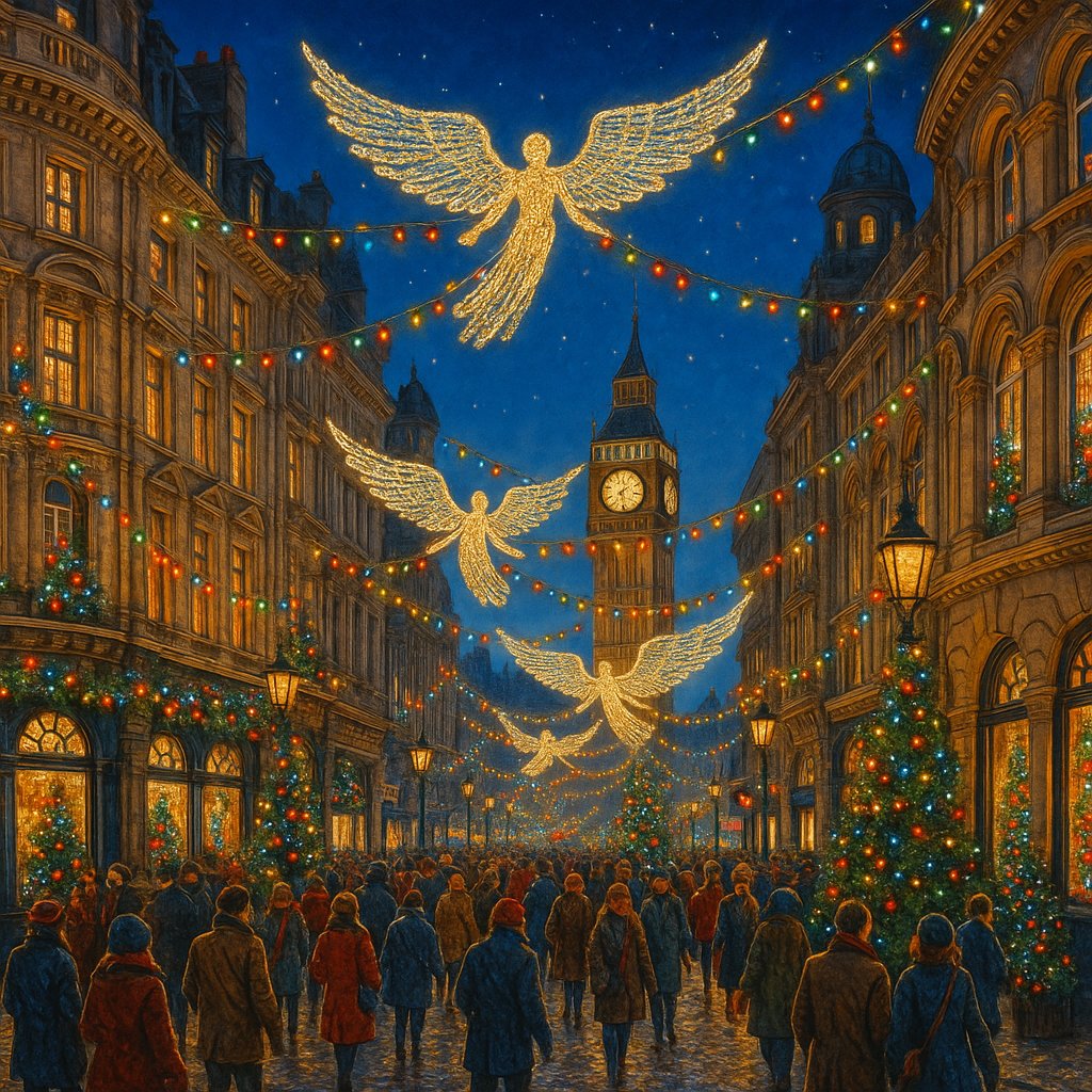 Vibrant London Christmas Lights