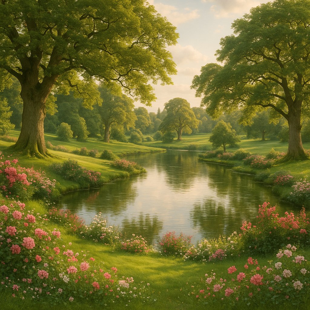 Afternoon in an English Garden