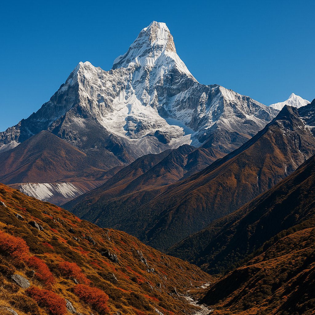 Ama Dablam Majesty — Vibrant Himalayan Peak