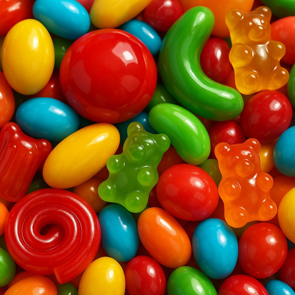 Assorted Glossy Candy Mix