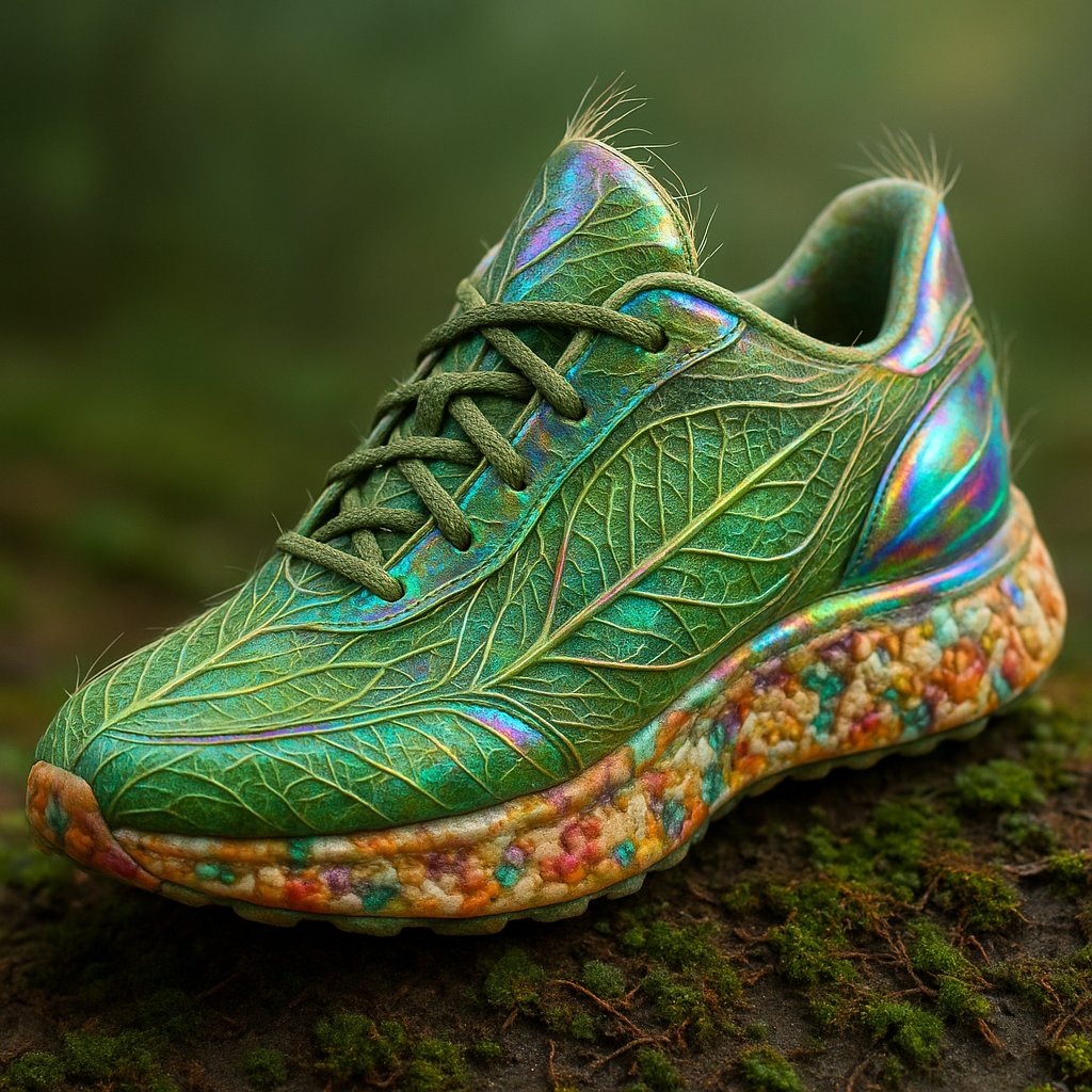 Bio-Grown Leaf Runner with Mycelium Sole