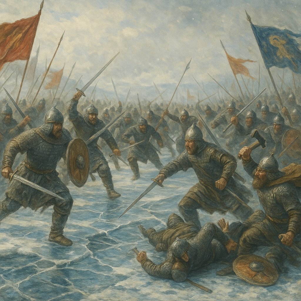 Charge Across the Frozen River