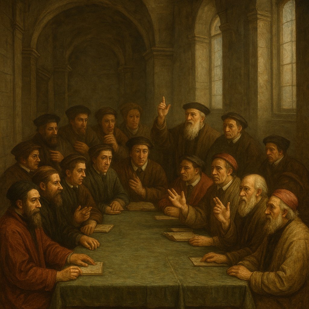 Council of Minds in the Long Hall