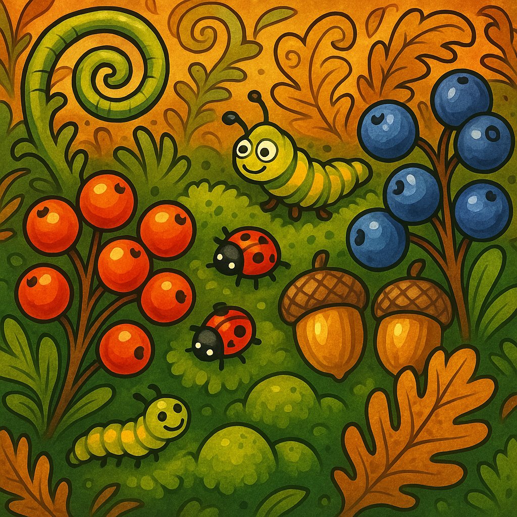 Cozy Autumn Critter Meadow