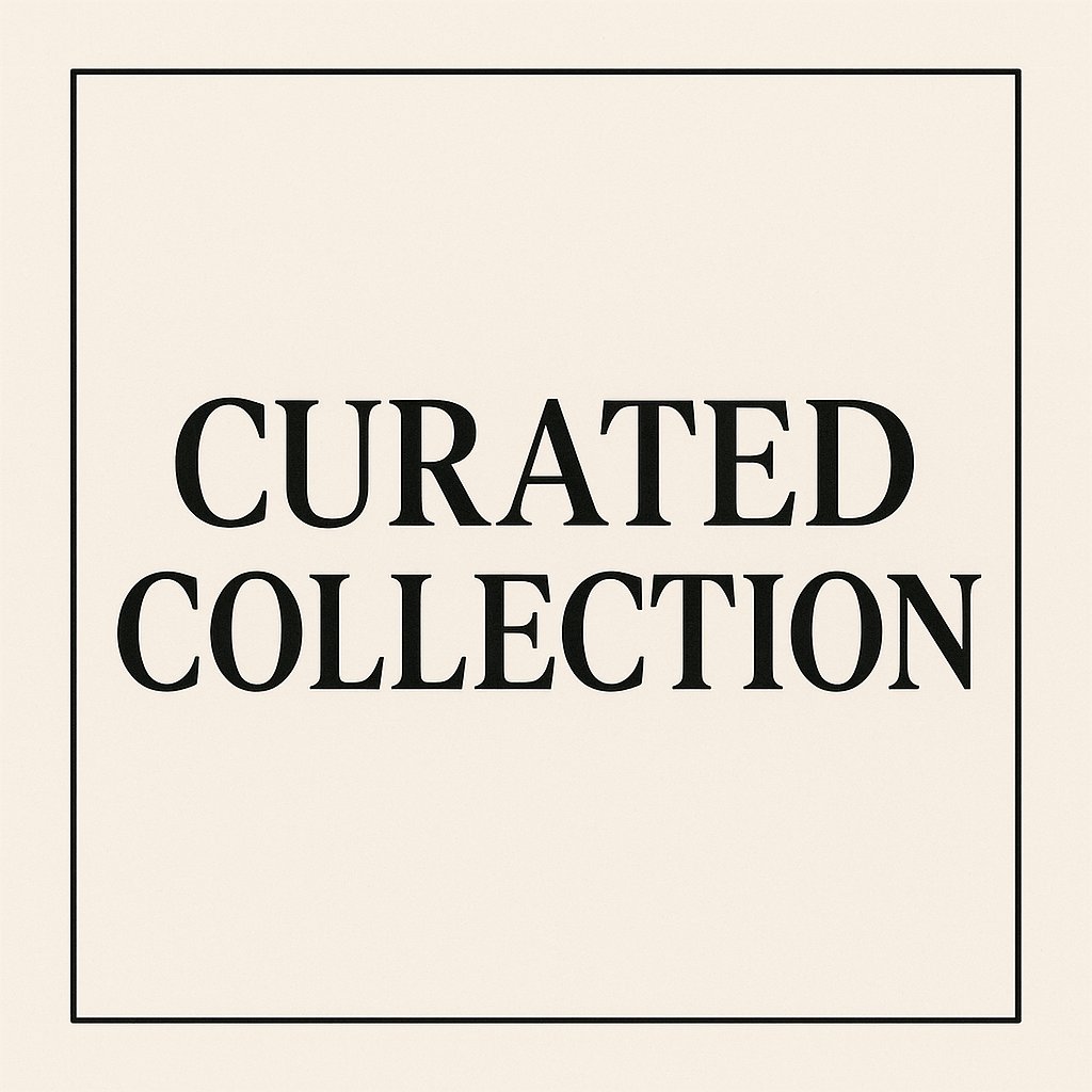 Curated Collection — Minimal Typographic Poster