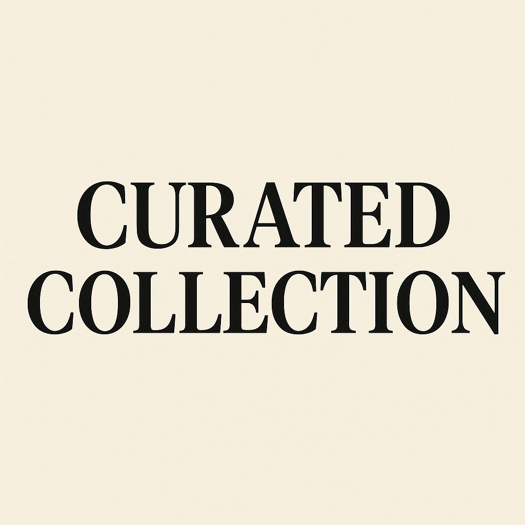 Curated Collection — Minimalist Editorial Banner