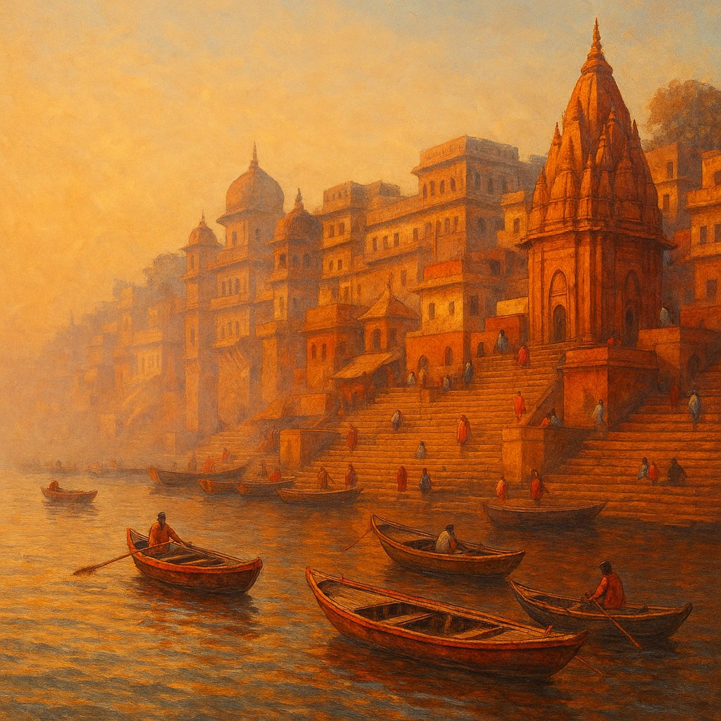 Dawn on the Varanasi Ghats