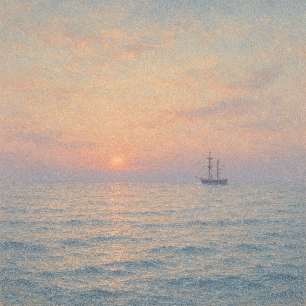 Dawn's Quiet Voyage