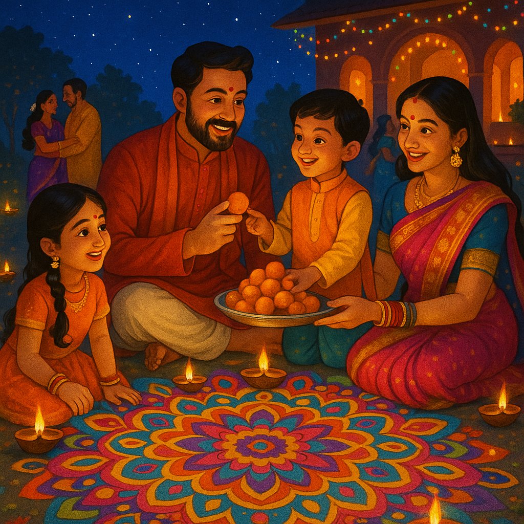 Diwali Celebration Under the Stars