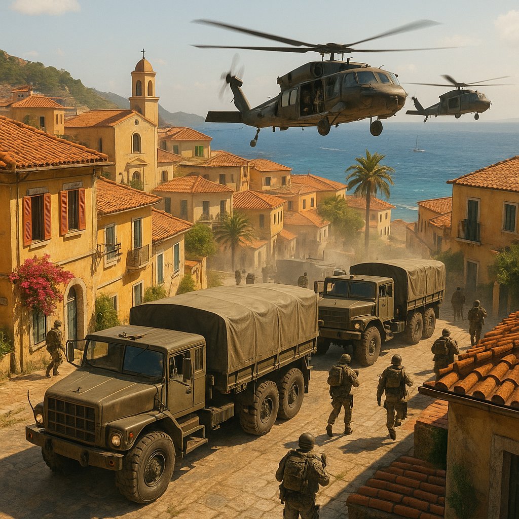 Evacuation at Sunlit Harbor