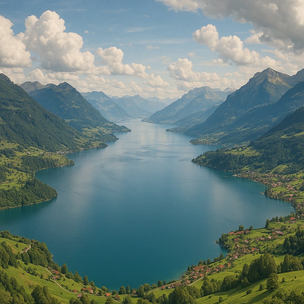 Fjord-Like Arms of Lake Lucerne