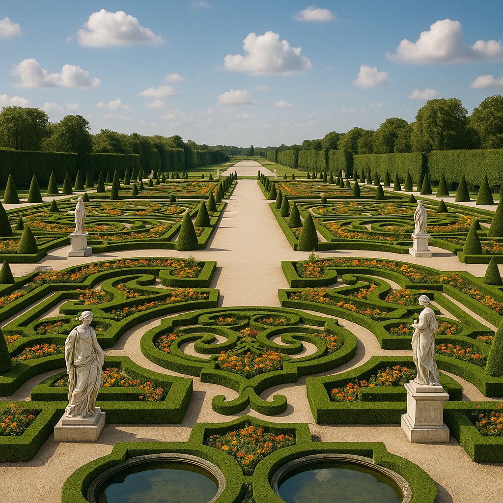 Formal Versailles‑Style Parterre Garden