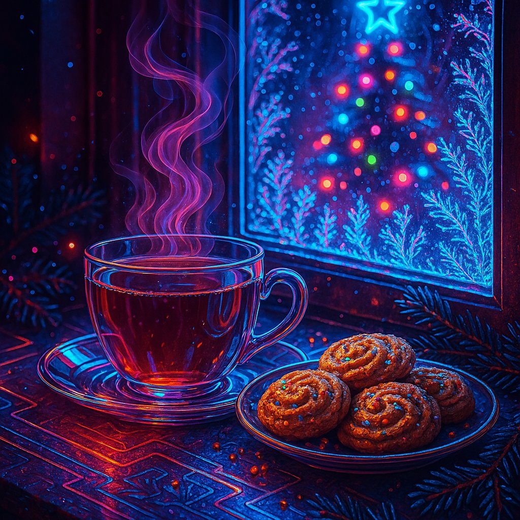 Futuristic Holiday Morning