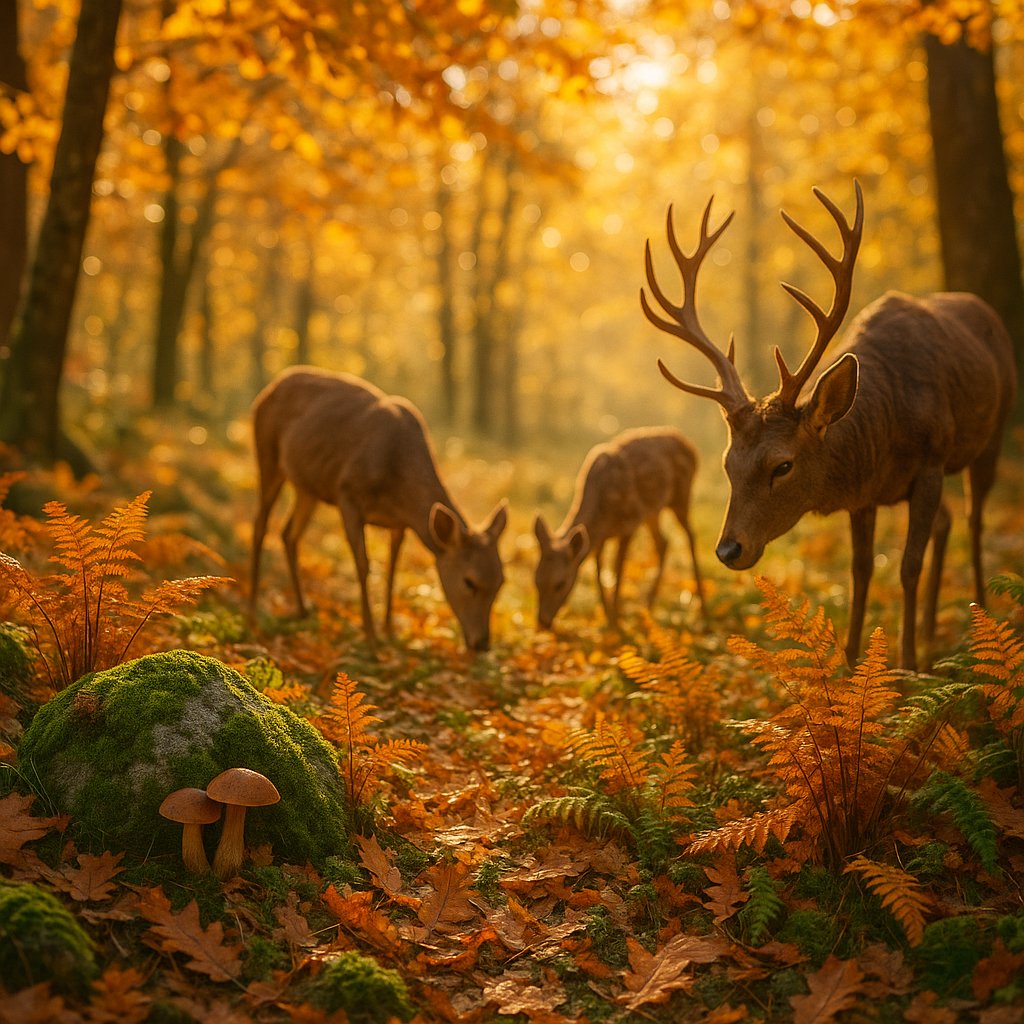 Golden Autumn Clearing