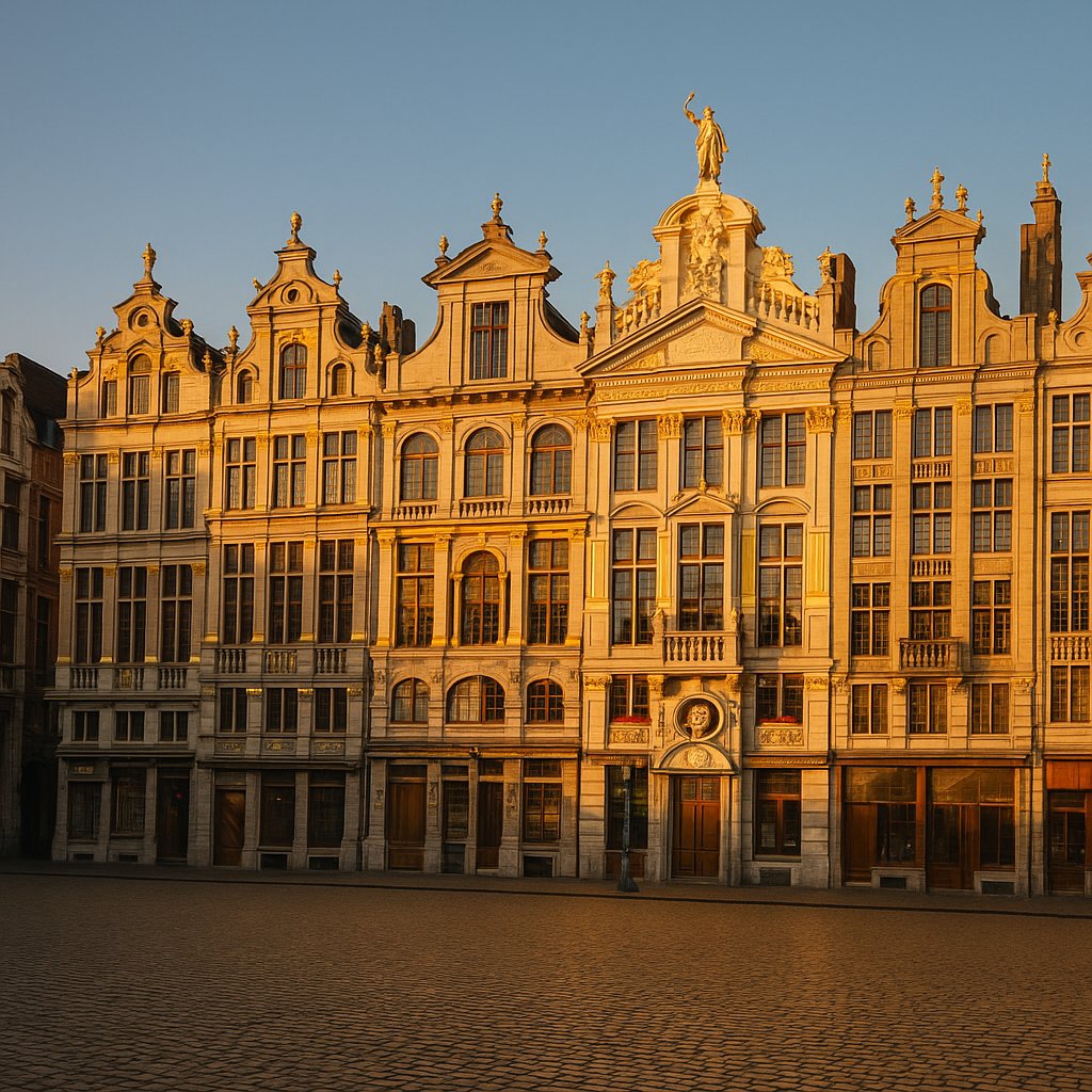 Golden Facades of Grand Place