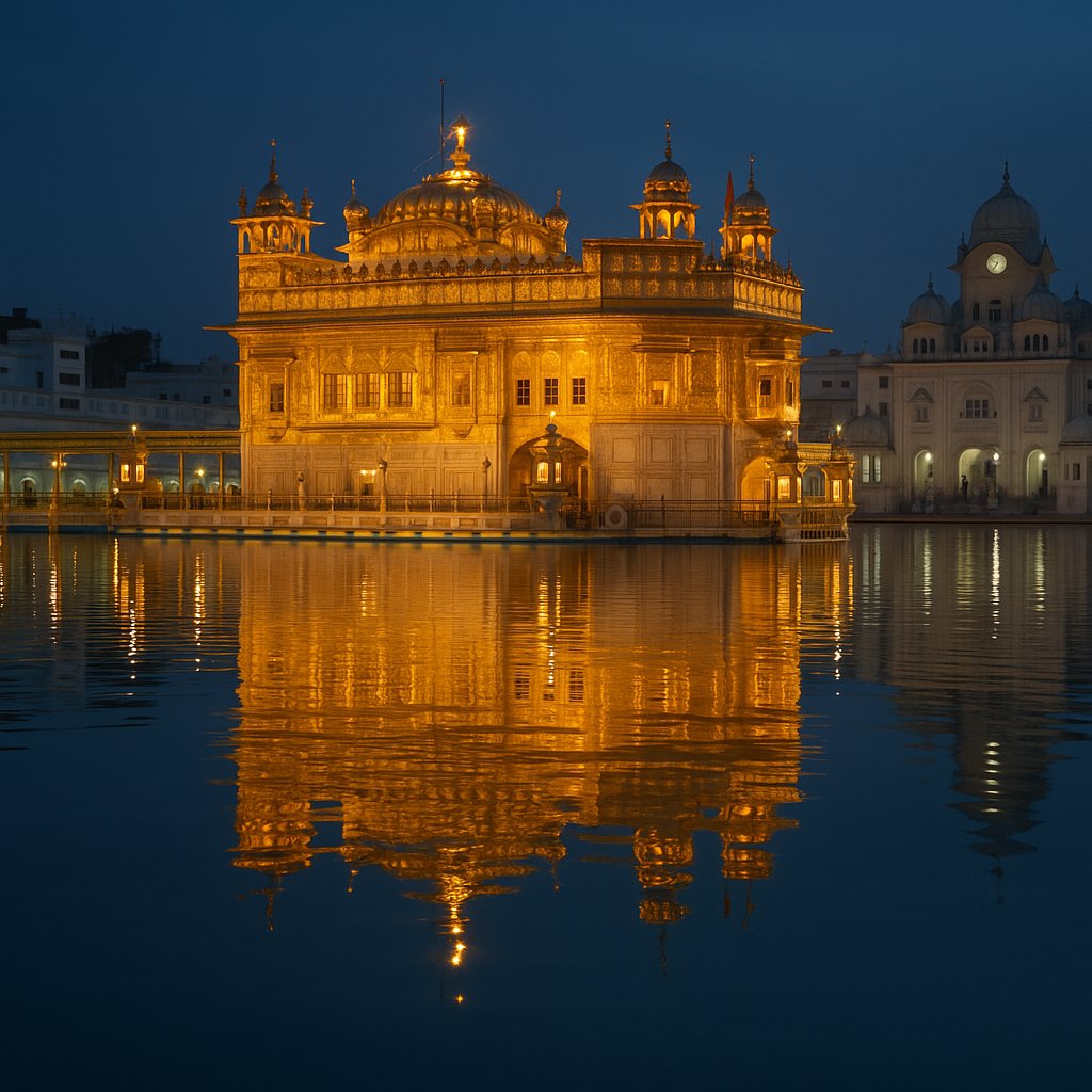 Golden Temple at Twilight
