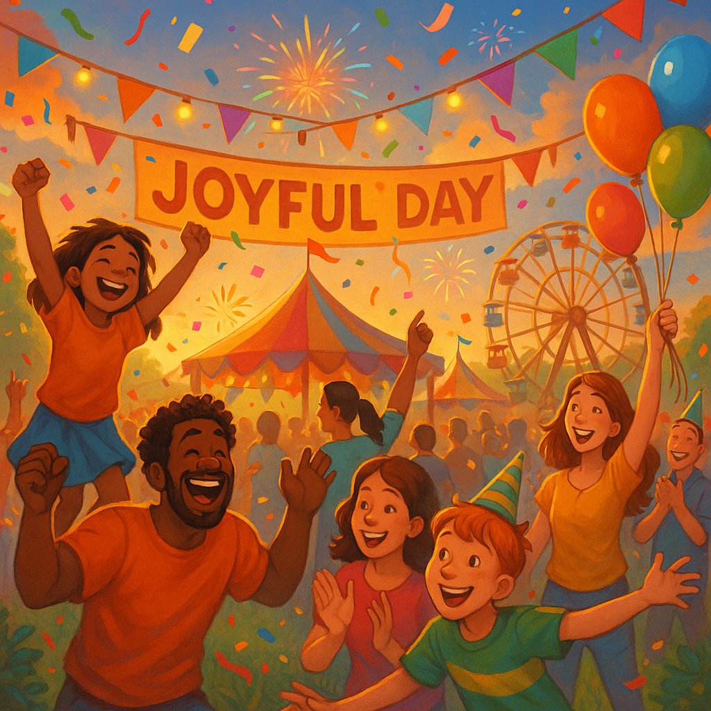 Joyful Day Festival at Sunset