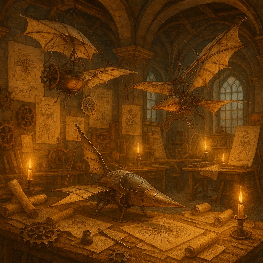 Leonardo's Aerial Atelier