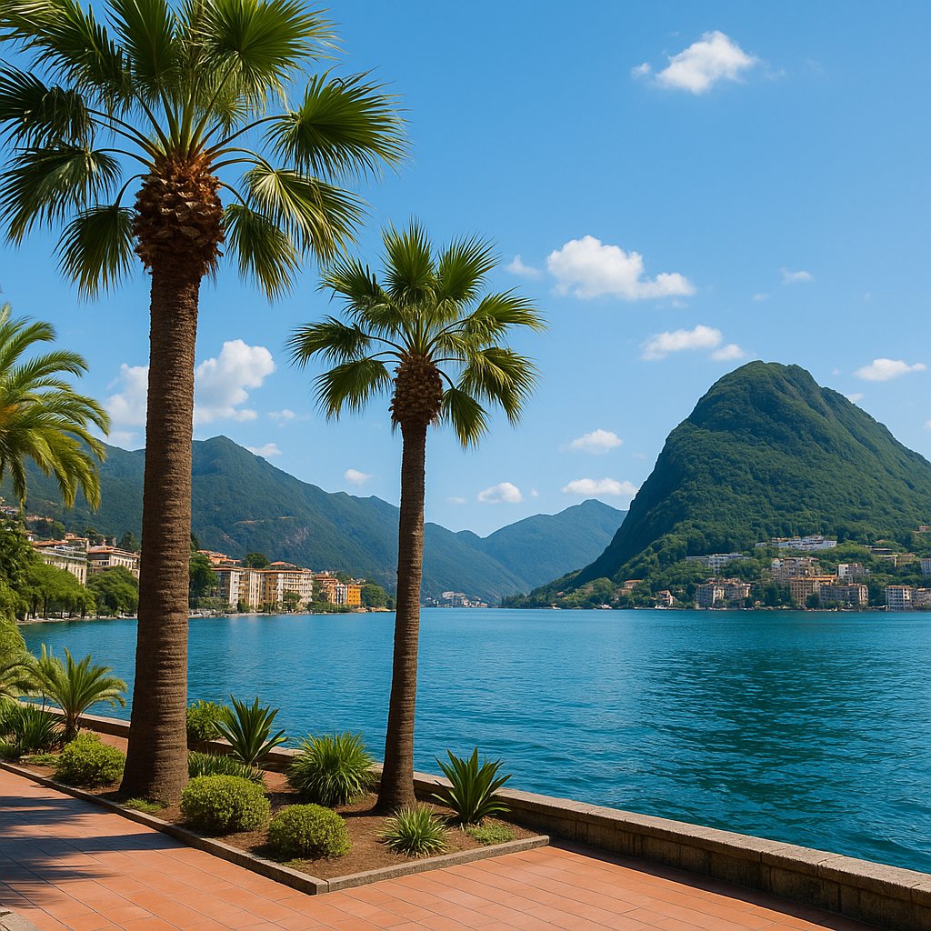 Lugano Lakeside Promenade