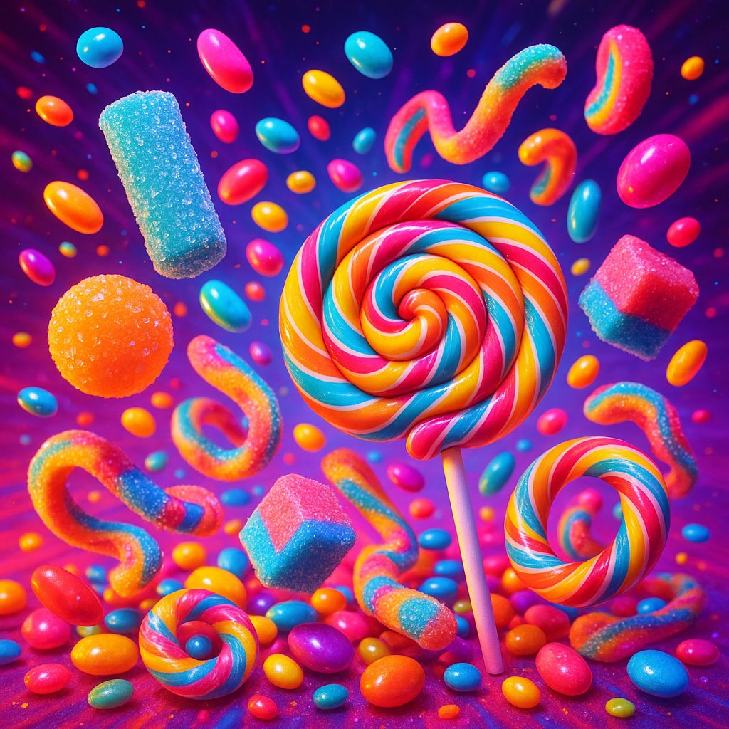 Neon Candy Explosion
