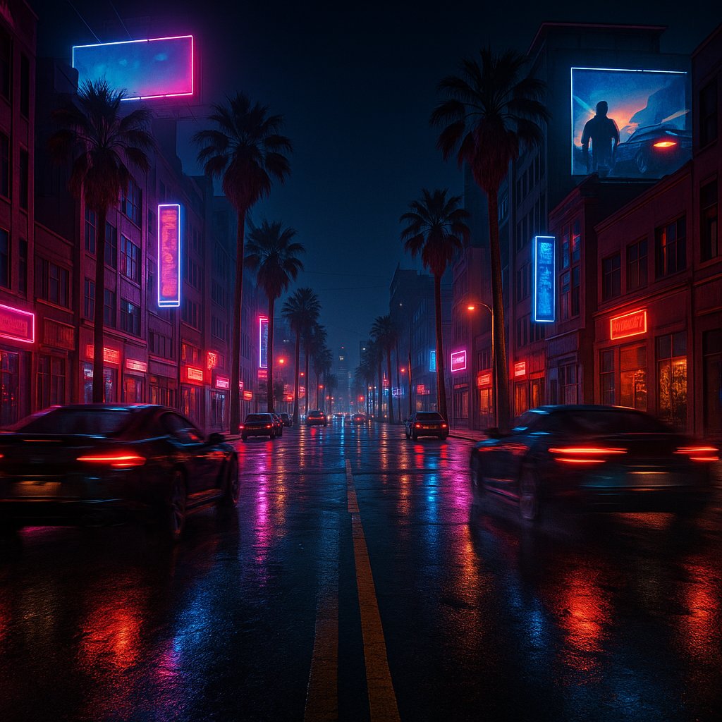 Neon Night Drive