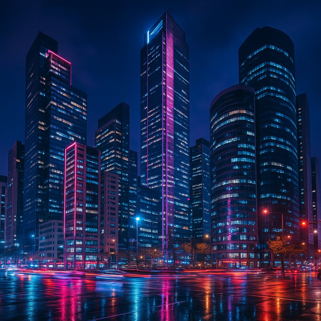 Neon Nights in Gangnam