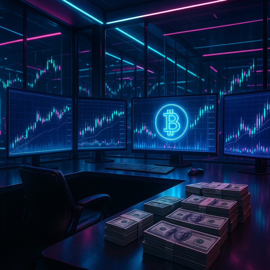 Neon Oracle: Bitcoin Trading Sanctum