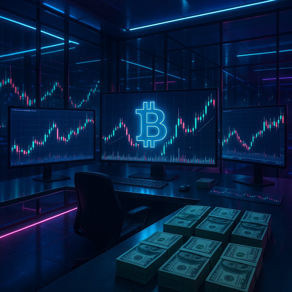 Neon Oracle: Bitcoin Trading Sanctum