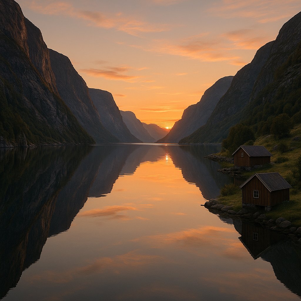 Norwegian Fjord Evening