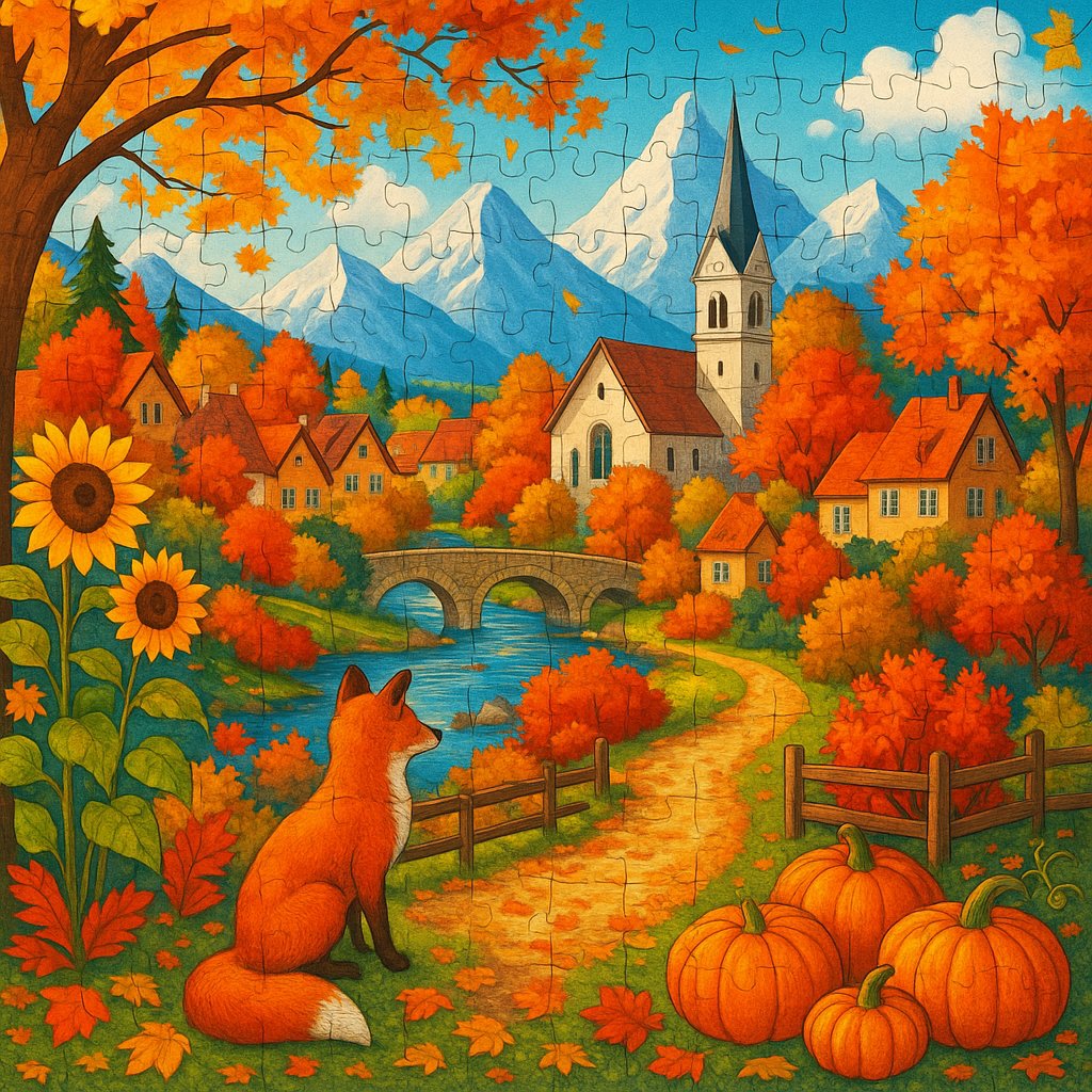 November in an Alpine Village