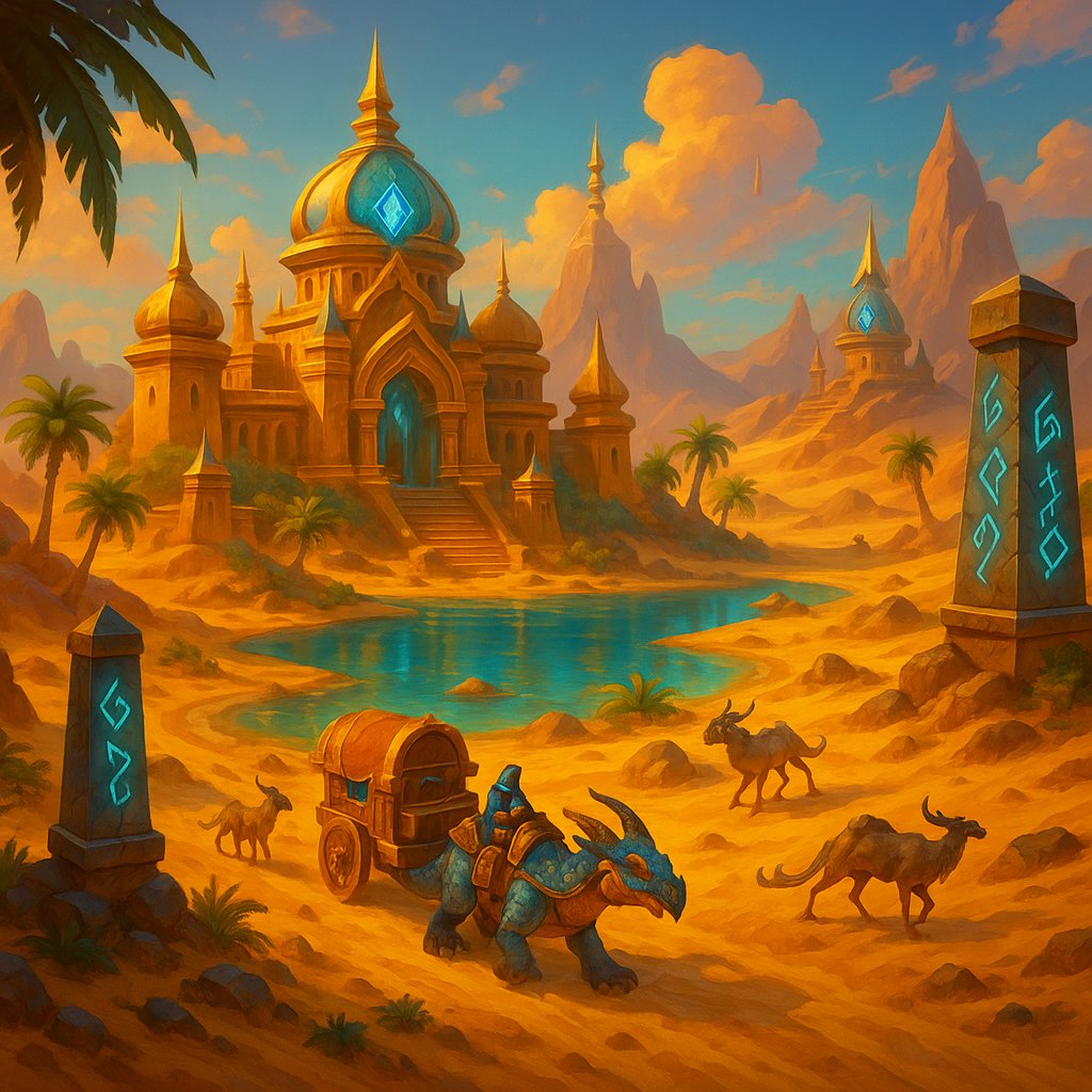 Oasis of the Rune-Kissed Temples