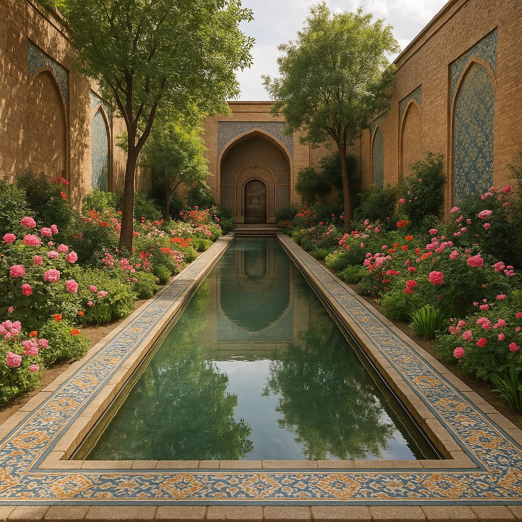 Persian Courtyard Reflecting Pool