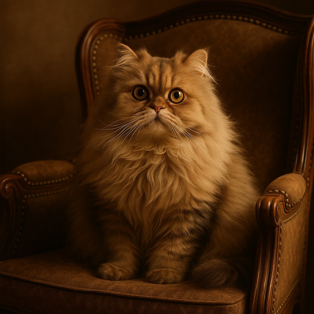 Regal Persian in Warm Light