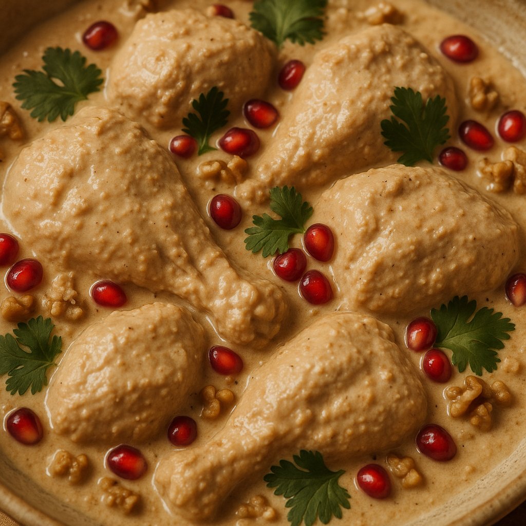 Satsivi — Chicken in Creamy Walnut Sauce