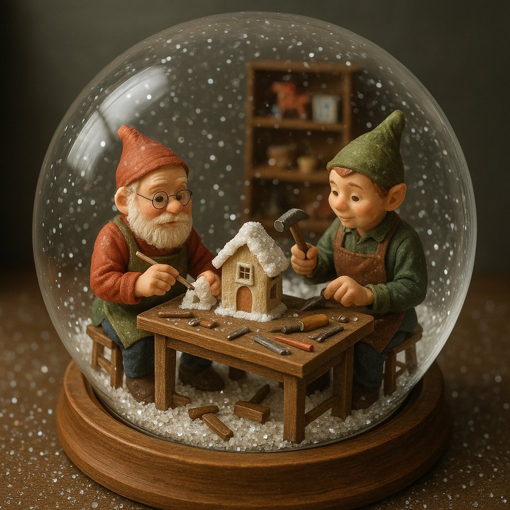 Snow Globe Toymaker Workshop
