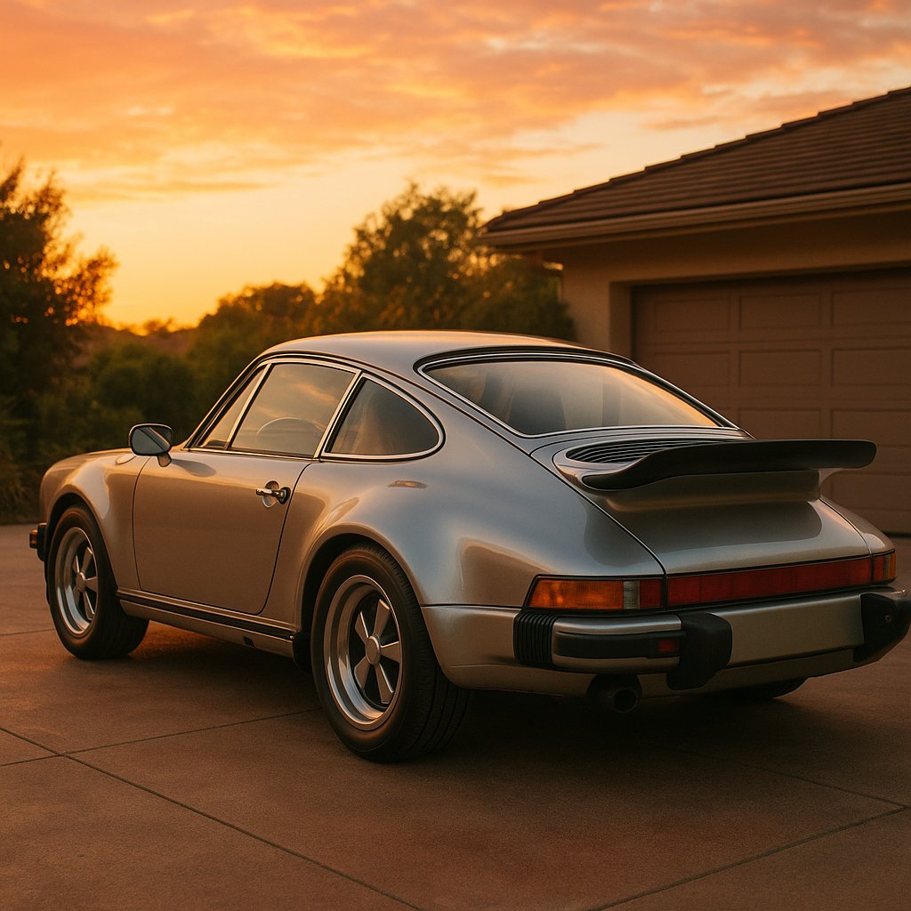 Sunset Coupe — Vintage Turbo-Inspired Sports Car